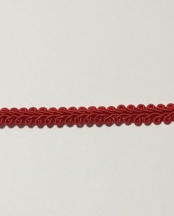 Dekorband rött 10 mm