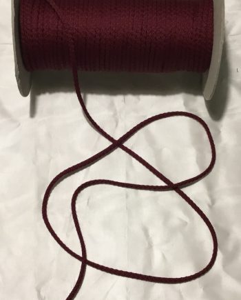 Anoraksnodd 4 mm vinröd