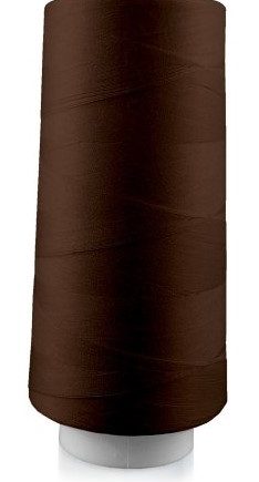 Overlocktråd 2500 meter  100 % polyester mörkbrun