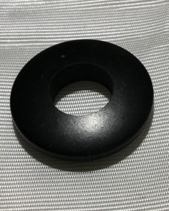 Bred ring Svart