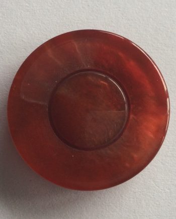 Rödmelerad knapp med ögla 23 mm