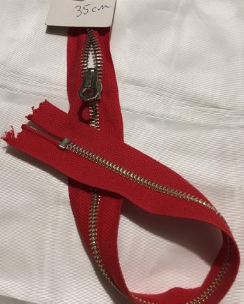 Ej Delbart blixtlås rött 35 cm