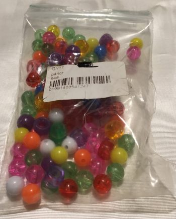 Plastpärlor mix