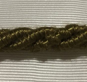 Guldgrönt Tvinnat möbelband 5 mm