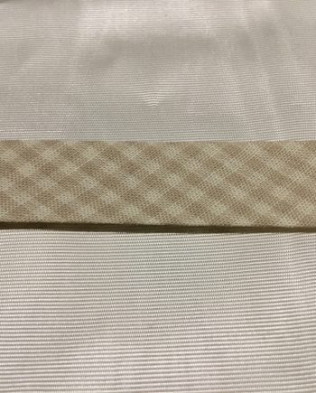 Snedslå Skråband  Rutig med beige toner