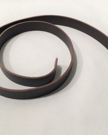 Brun Läderrem till bälte 20 mm