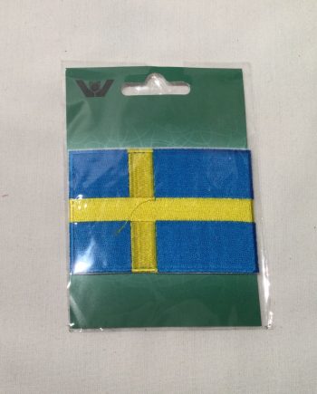 Sverigeflagga Applikation Tygmärke Påstrykbar