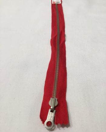 EJ delbart blixtlås rött 35 cm