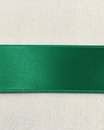 ÄppelGrönt Dubbelsidigt  Sidenband 100% polyester 25 mm