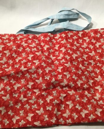 Shoppingväska Röd fjäril