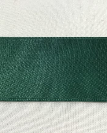 Mörkgrönt Dubbelsidigt Sidenband 100% polyester 35 mm