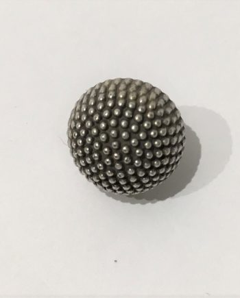 Lätt blusknapp med ögla , antiksilverfärgad 11 mm