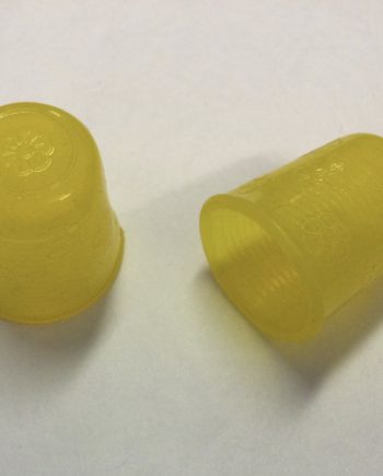 Fingerborg Silikon Gul 18 mm