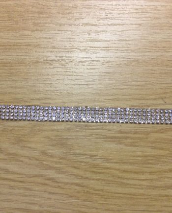 Crystal Band Klar 8 mm Påstrykbart