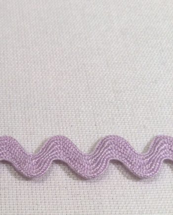 Zick-zack band ljuslila 10 mm