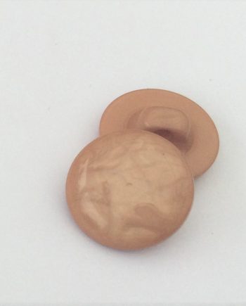 Aprikosfärgad melerad  knapp med ögla 13 mm