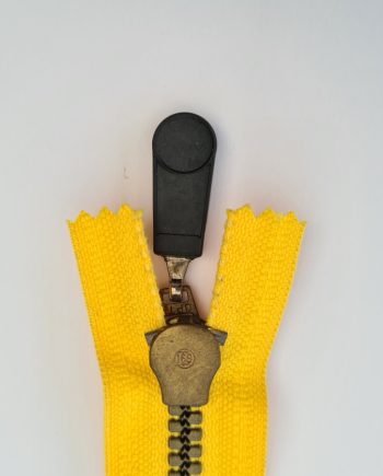 Ej delbart blixtlås Gult 15 cm
