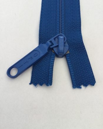Ej delbart blixtlås  kungsblått 18 cm