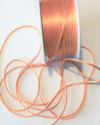 Sidenband "råttsvans" Orange 2 mm