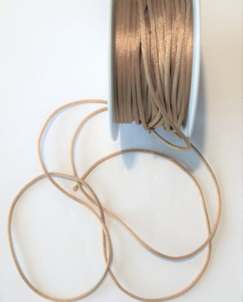 Sidenband "råttsvans" Ljusbrun 2 mm