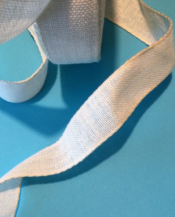 Dekorband Linne/bomull 25 mm