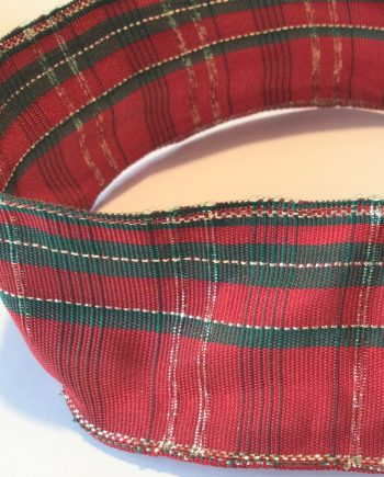 Formbart dekorband  Jul Scotch Checked 40 mm