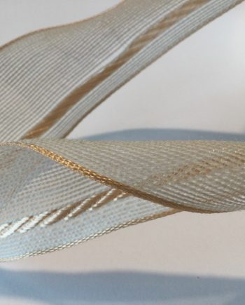 Formbart dekorband Golden Soft stripe 40 mm