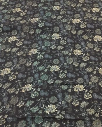 Viskos Blå blomster