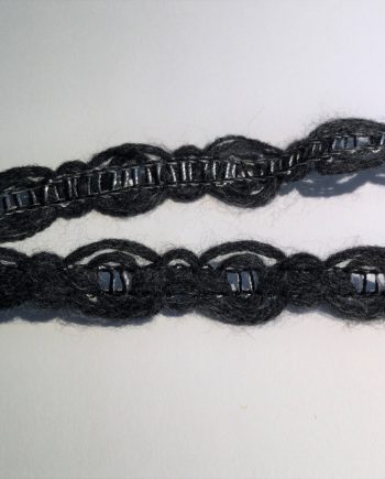 Brunt dekorband Fluffy 18 mm