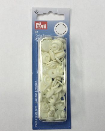 PRYM " color snaps" gräddvita