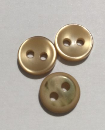 2-hålsknapp Aprikos 8 mm Skjortknapp