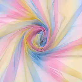 Rainbow Tyll Regnbåge-färgad