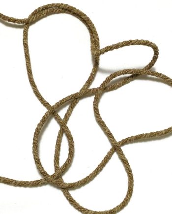 Tvinnat möbelband Beige-brunt 5 mm