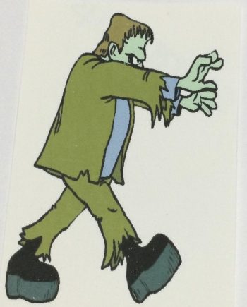 Applikation Tygmärke Frankenstein Ljus