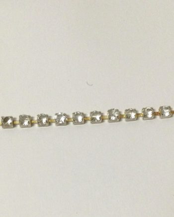 Strass dekorband 4 mm