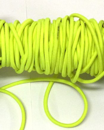 Neongul Resår-snodd  3 mm