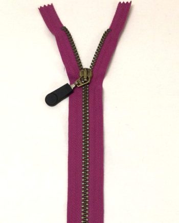Ej delbart blixtlås Cerise 15 cm