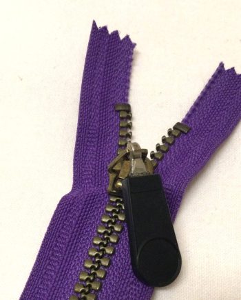 Ej delbart blixtlås Lila 15 cm