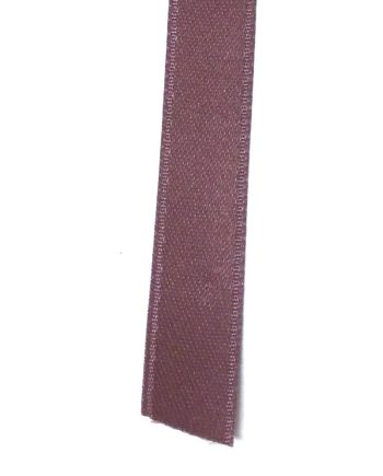 Plommonfärgat  Satinband Doubleface 10 mm