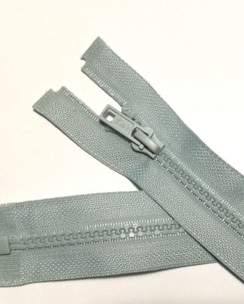 Delbart ljusblått blixtlås 75 cm