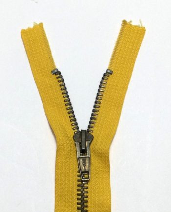 Delbart Gult blixtlås 43  cm