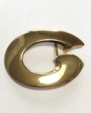 Bältesspänne Guldfärgat "G" 40 mm