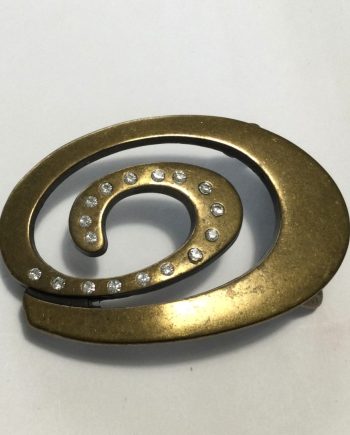 Bältesspänne  Spiral Strass 40 mm