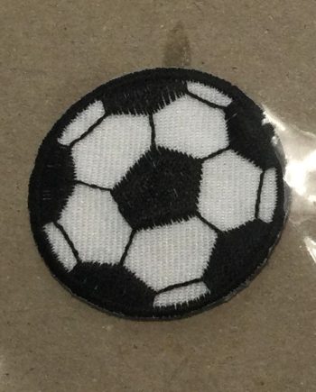 Fotboll Påstrykbart Märke Applikation
